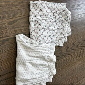 Floral and Polka Dot Pajama Pants from Brandy Melville